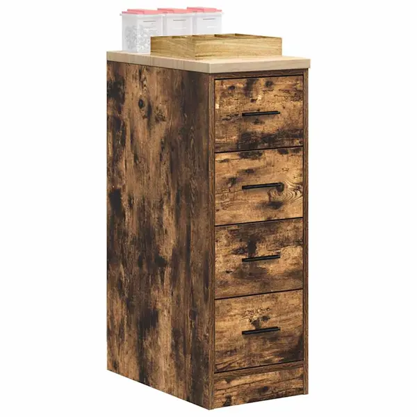 Gossi dulap de depozitare pentru garaj stejar afumat 30x51x85 cm