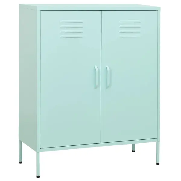 Gossi dulap de depozitare, verde menta, 80x35x101,5 cm, otel