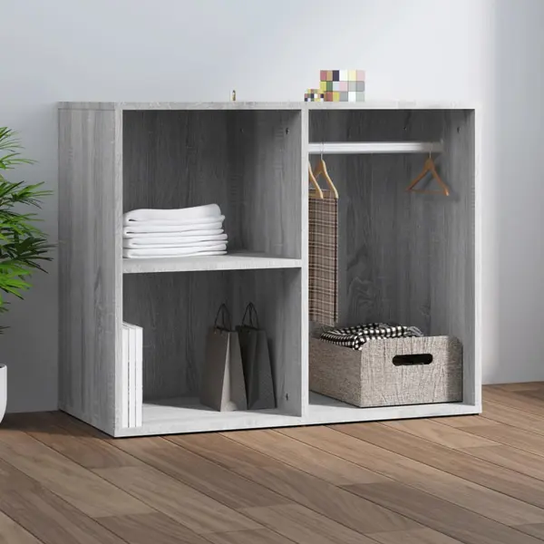 Gossi dulap de dressing, gri sonoma, 80x40x65 cm, lemn prelucrat