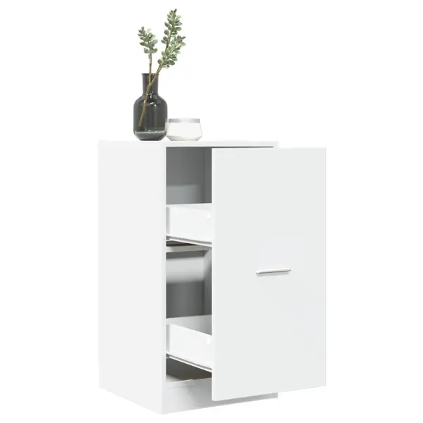 Gossi dulap de farmacie, alb, 40x41x77,5 cm, lemn prelucrat