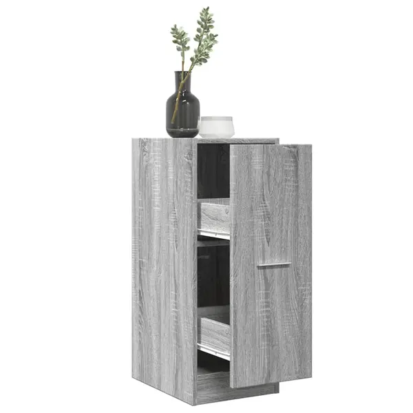 Gossi dulap de farmacie, sonoma gri, 30x41x77,5 cm, lemn prelucrat
