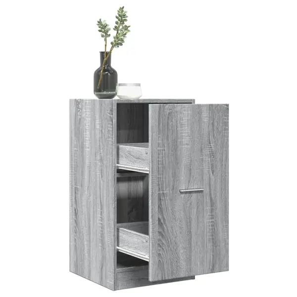Gossi dulap de farmacie, sonoma gri, 40x41x77,5 cm, lemn prelucrat