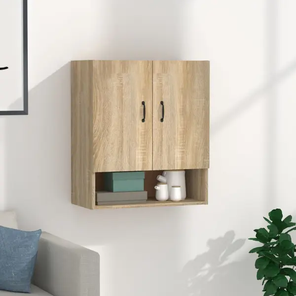 Gossi dulap de perete, stejar sonoma, 60x31x70 cm, lemn compozit