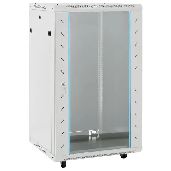 Gossi dulap de server, 18u, 19 ip20, gri, 60x60x100 cm