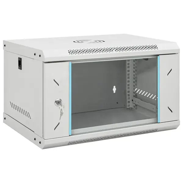Gossi dulap de server montat pe perete, 6u, 19 ip20, 53x40x30 cm