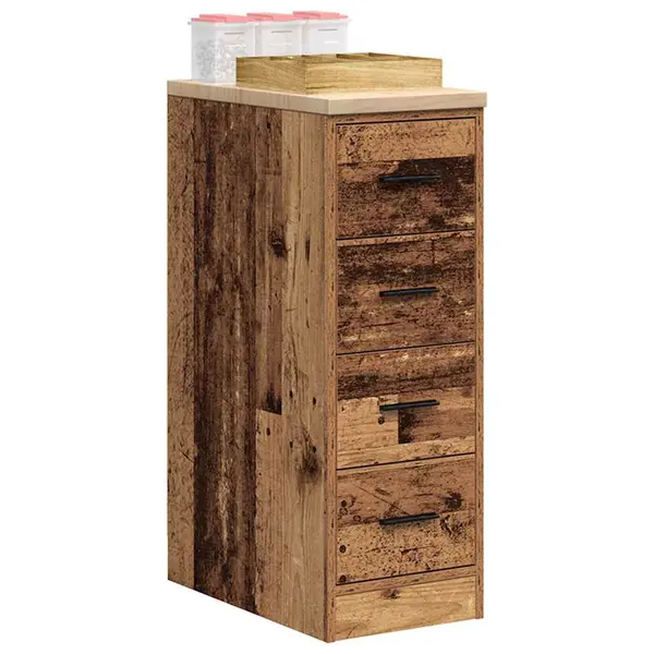 Gossi dulap depozitare garaj lemn vechi 30x51x85 cm lemn masiv de pin