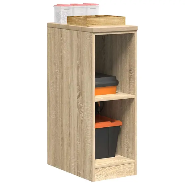Gossi dulap depozitare garaj stejar sonoma 30x51x85 cm lemn masiv pin