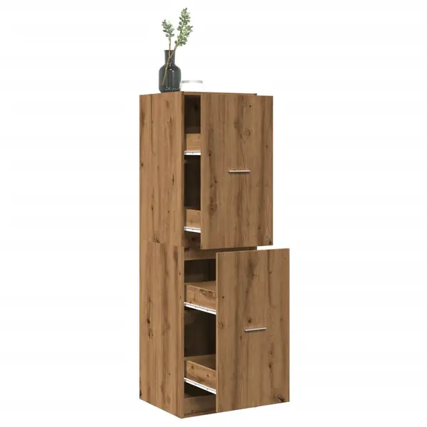 Gossi dulap farmacie, stejar artizanal, 40x41x144,5cm, lemn prelucrat