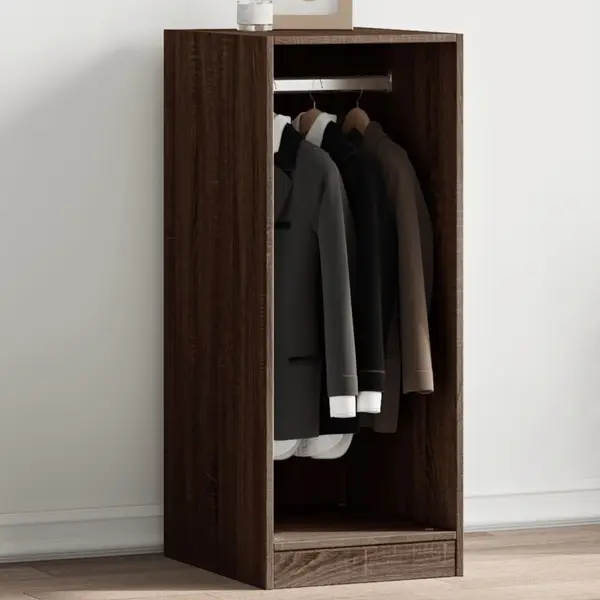 Gossi dulap, gri sonoma, 48x41x102 cm, lemn prelucrat