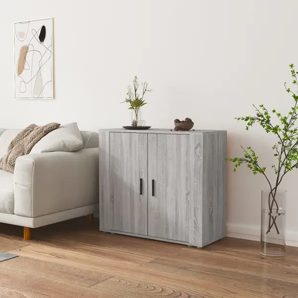 Gossi dulap, gri sonoma, 80x33x70 cm, lemn compozit