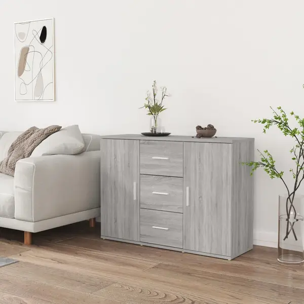 Gossi dulap, gri sonoma, 91x29,5x65 cm, lemn compozit