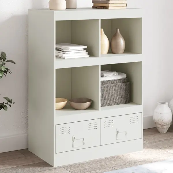 Gossi dulap inalt, alb, 67x39x95 cm, otel