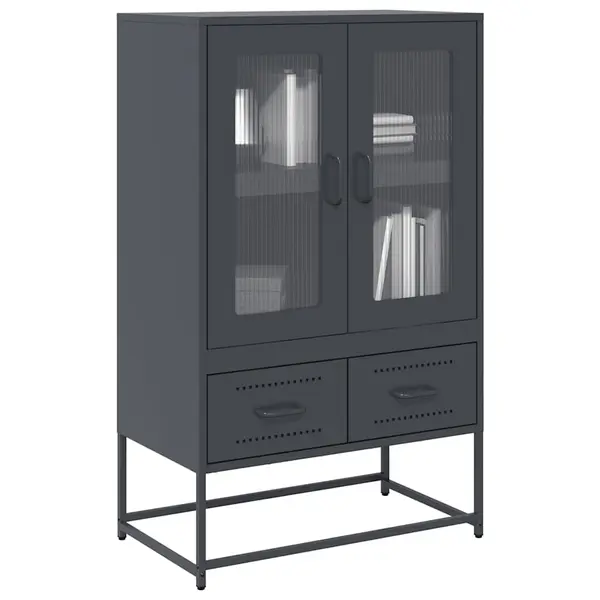 Gossi dulap inalt, antracit, 68x39x111,5 cm, otel