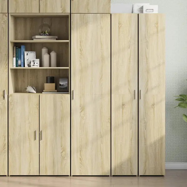 Gossi dulap inalt, stejar sonoma, 45x42,5x185 cm, lemn compozit