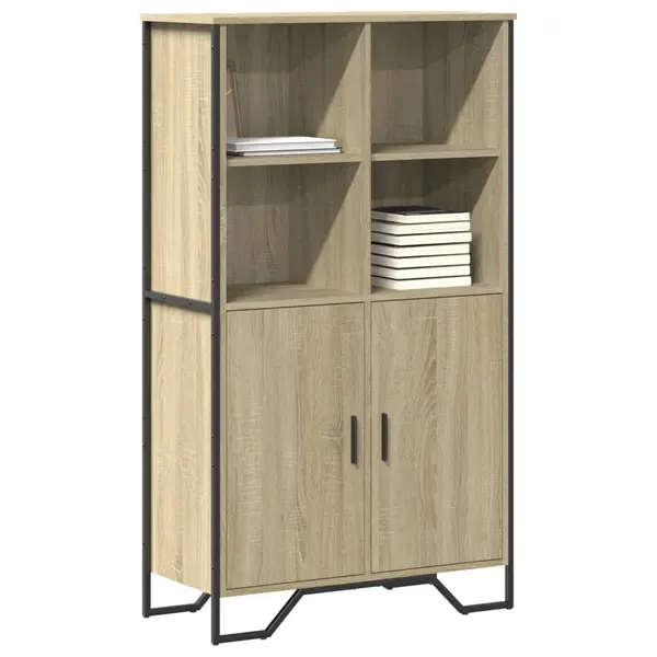 Gossi dulap inalt, stejar sonoma, 79,5x35,5x137,5 cm, lemn prelucrat