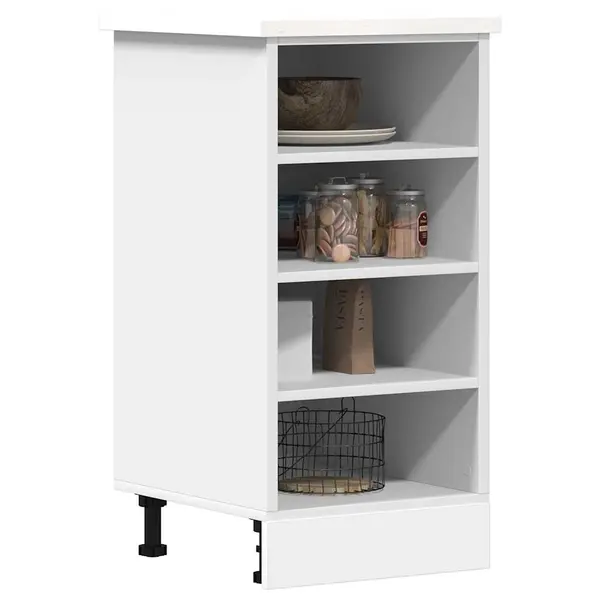 Gossi dulap inferioara alb 40x44,5x81,5 cm lemn prelucrat