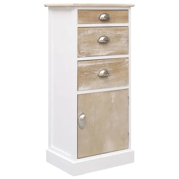 Gossi dulap lateral, 38 x 28 x 86 cm, lemn de paulownia