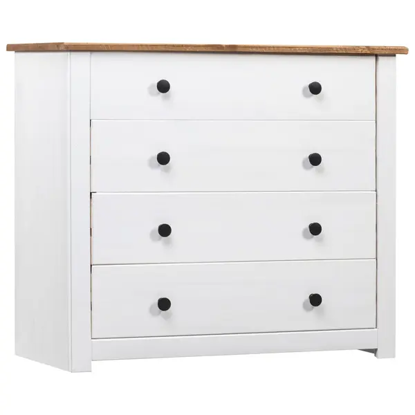 Gossi dulap lateral, alb, 80 x 40 x 73 cm, gama pin de panama