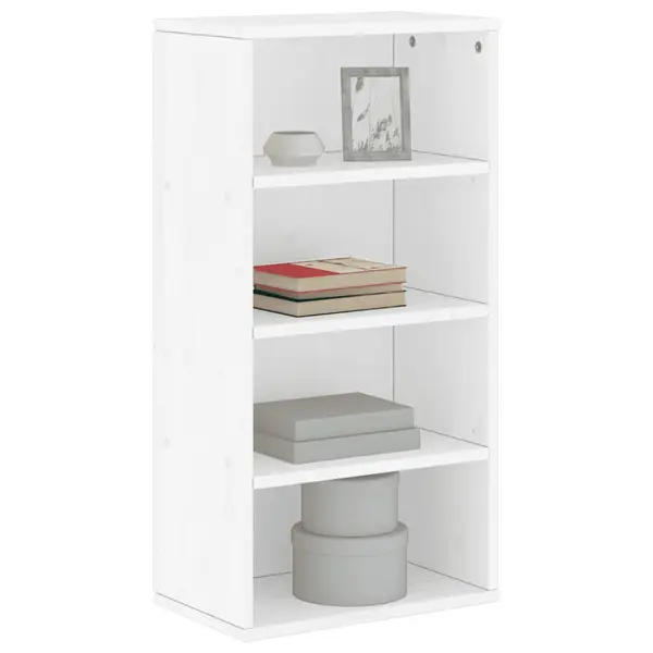 Gossi dulap lateral „odda” alb 40x24x79 cm, lemn masiv de pin