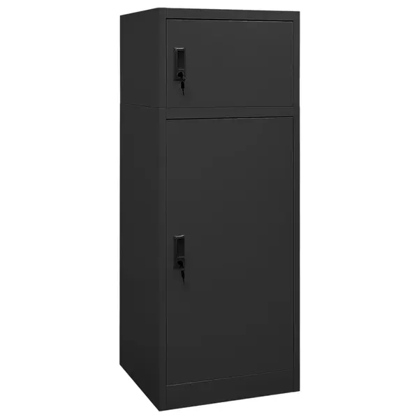Gossi dulap pentru sa, antracit, 53x53x140 cm, otel