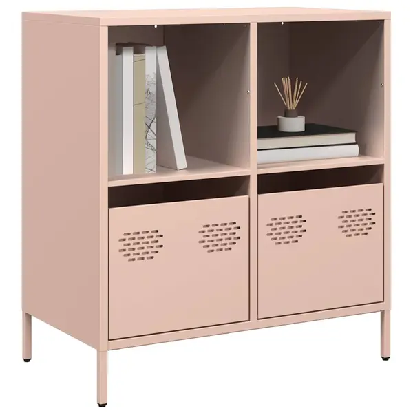 Gossi dulap, roz, 68x39x73,5 cm, otel laminat la rece