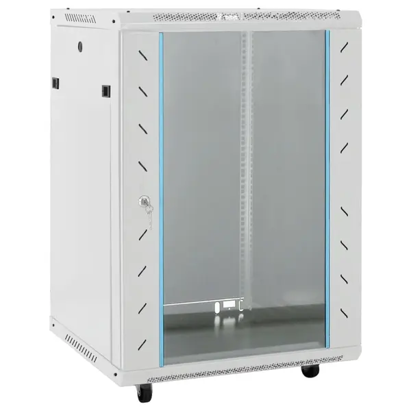 Gossi dulap server, picioare pivotante, 18u, 19 ip20 53x40x80 cm