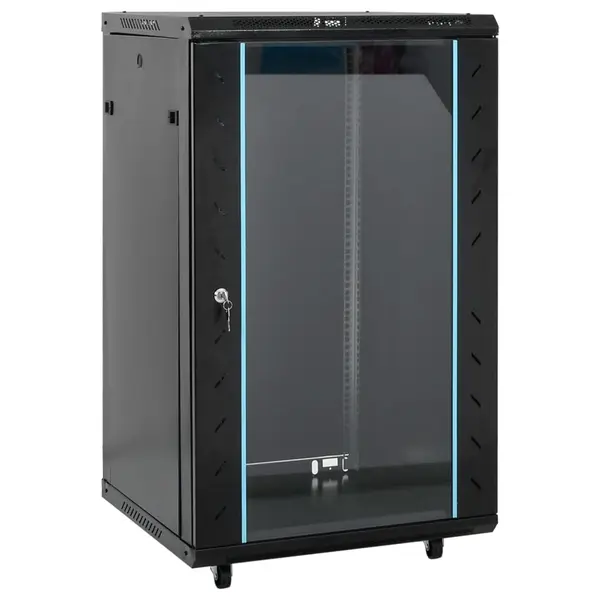 Gossi dulap server, picioare pivotante, 18u, 19 ip20 60x60x100 cm