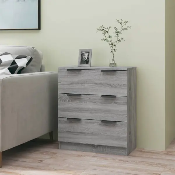 Gossi dulap, sonoma gri, 60x30x70 cm, lemn prelucrat