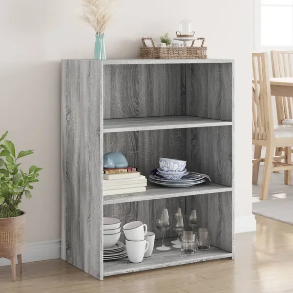 Gossi dulap, sonoma gri, 70x41x93 cm, lemn prelucrat