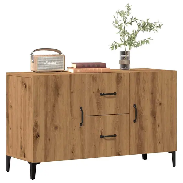 Gossi dulap, stejar artizanal, 100x36x60 cm, lemn prelucrat