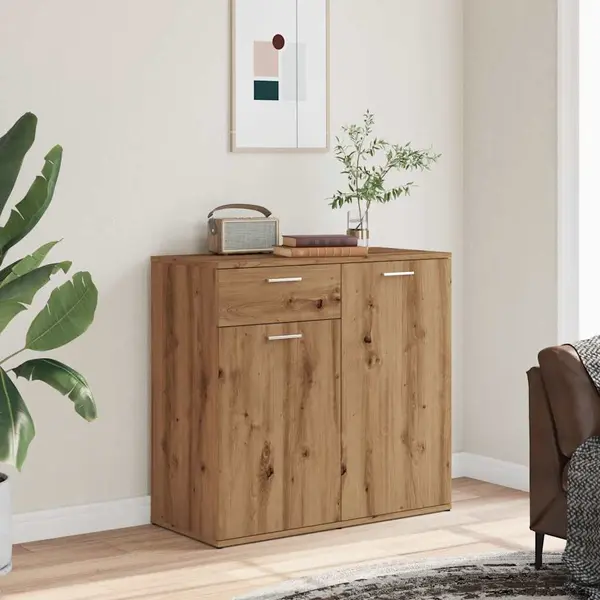 Gossi dulap, stejar artizanal, 80x36x75 cm, lemn prelucrat