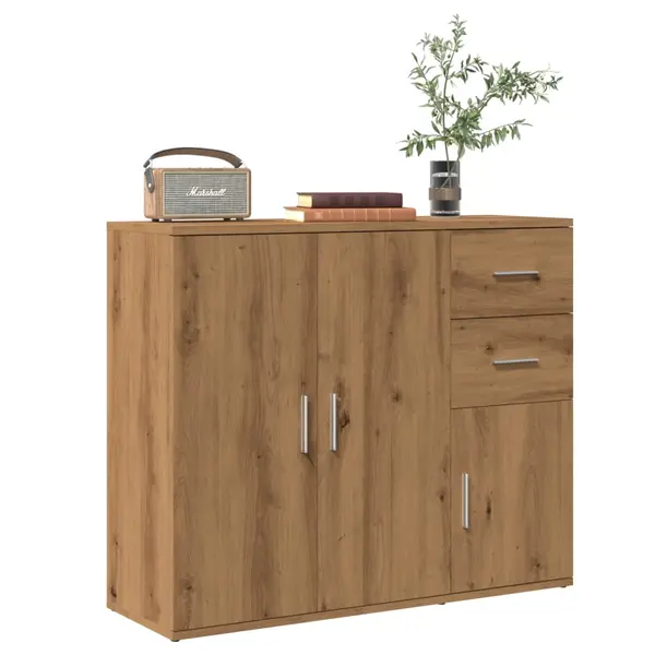 Gossi dulap, stejar artizanal, 91x29,5x75 cm, lemn prelucrat