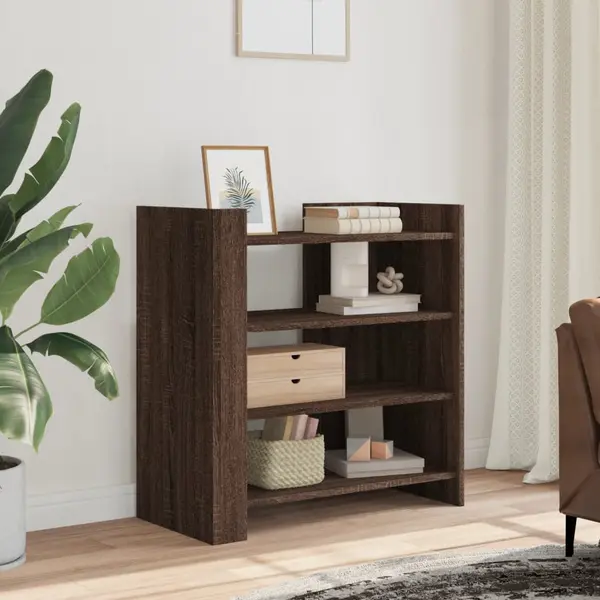 Gossi dulap, stejar maro, 73,5x35x75 cm, lemn prelucrat