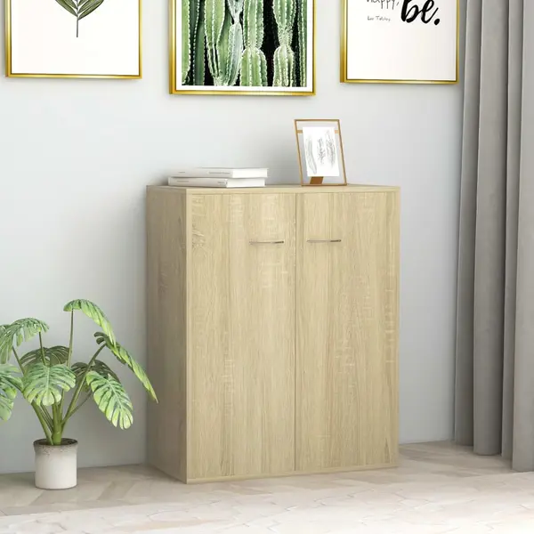 Gossi dulap, stejar sonoma, 60 x 30 x 75 cm, lemn prelucrat