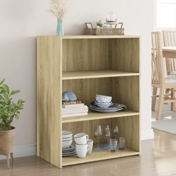 Gossi dulap, stejar sonoma, 70x41x93 cm, lemn prelucrat