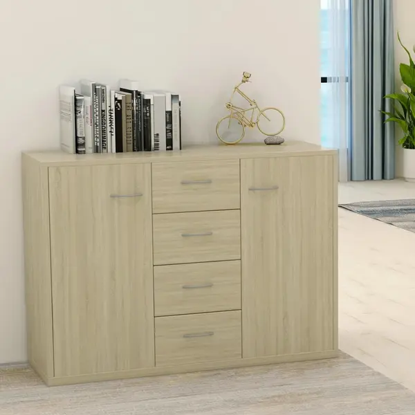 Gossi dulap, stejar sonoma, 88 x 30 x 65 cm, lemn prelucrat