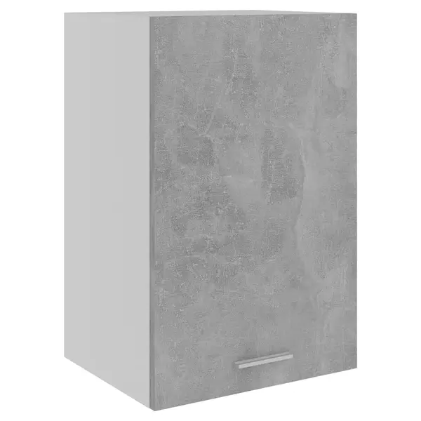 Gossi dulap suspendat, gri beton, 39,5x31x60 cm, lemn prelucrat