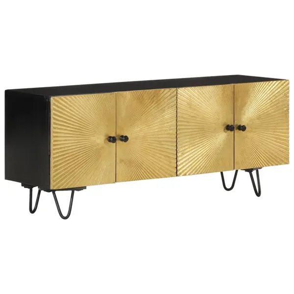 Gossi dulap tv 110x30x45 cm, lemn masiv de mango