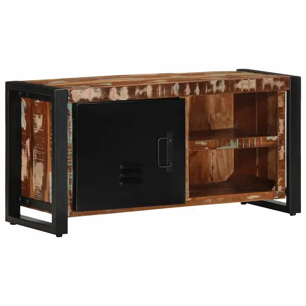 Gossi dulap tv 80x30x40 cm lemn masiv recuperat