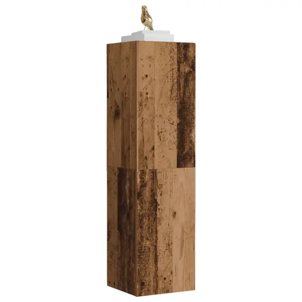 Gossi dulap tv, lemn vechi, 30,5x30x110 cm, lemn prelucrat