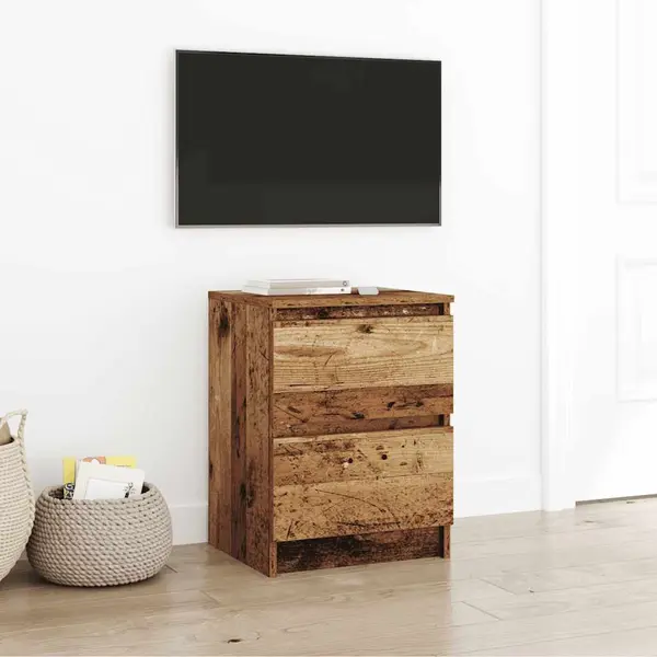 Gossi dulap tv lemn vechi 40x35x54 cm lemn prelucrat