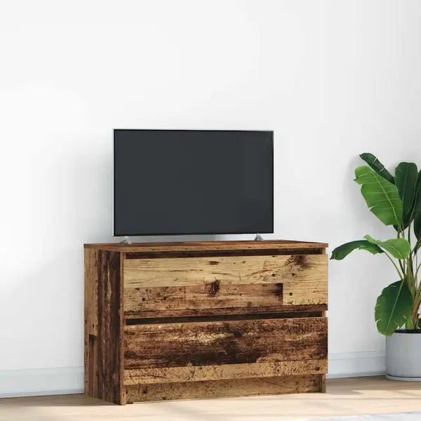 Gossi dulap tv lemn vechi 80x35x54 cm lemn prelucrat