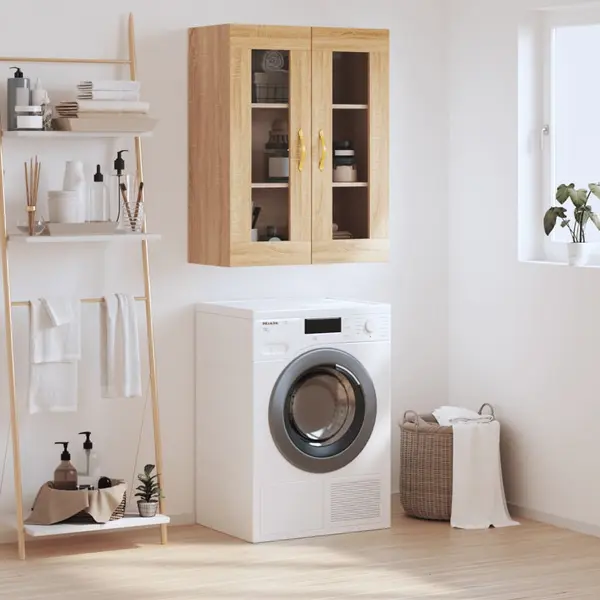 Gossi dulap tv montat pe perete, stejar sonoma, 69,5x34x90 cm