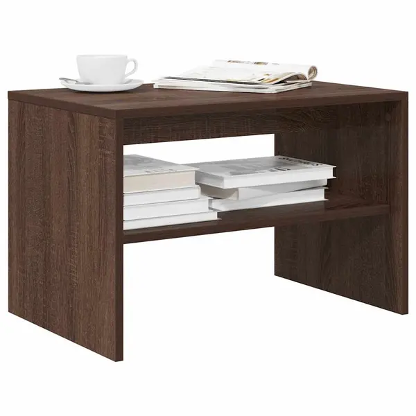 Gossi dulap tv stejar maro 60x40x40 cm lemn prelucrat