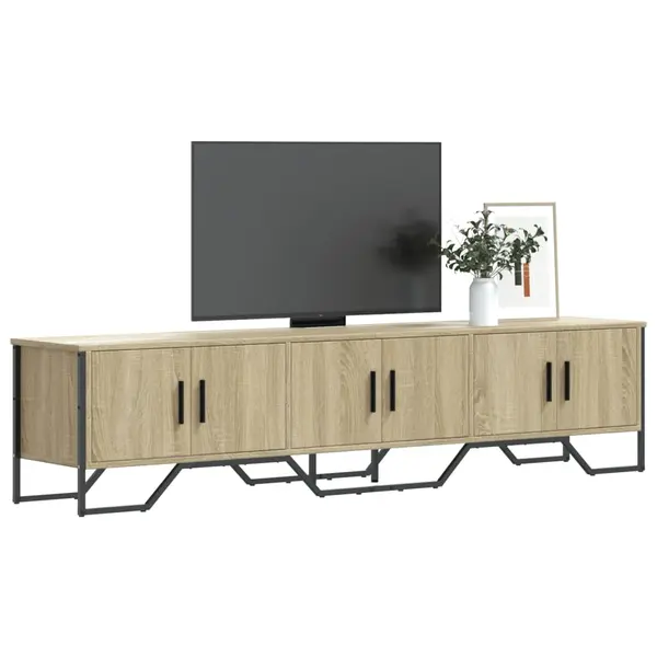 Gossi dulap tv, stejar sonoma, 180x34x41 cm, lemn prelucrat