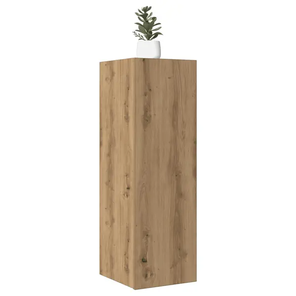 Gossi dulapuri tv 2 buc. stejar artizanal 30,5x30x90cm lemn prelucrat