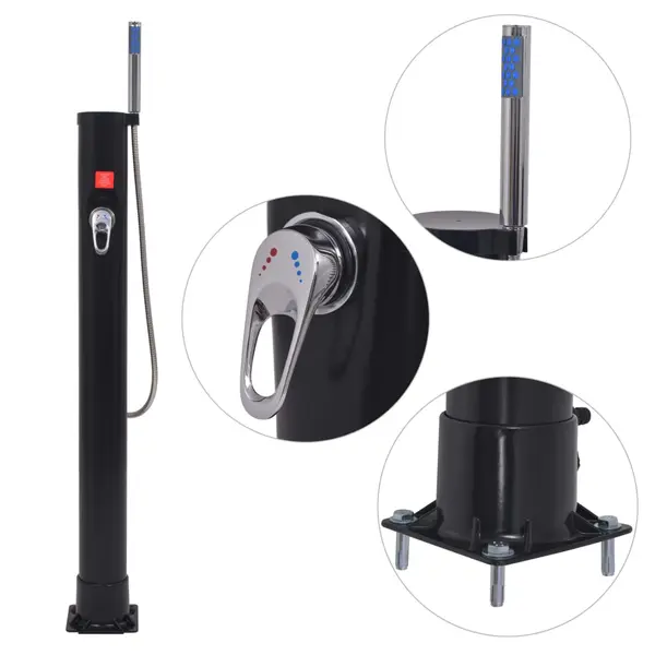 Gossi dus solar, 8 l, pvc si otel