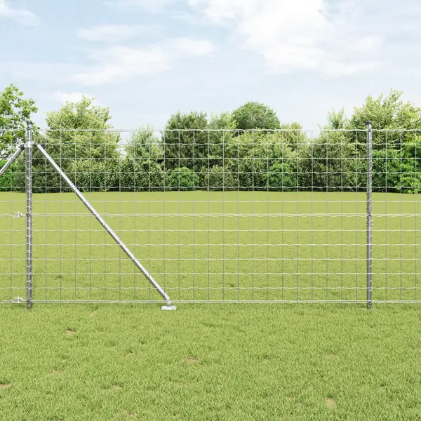Gossi euro fence cu 13 stalpi cu varf 1.2x25 m otel galvanizat