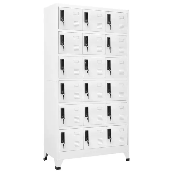 Gossi fiset, alb, 90x40x180 cm, otel