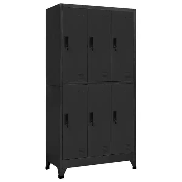 Gossi fiset, antracit, 90x45x180 cm, otel